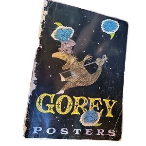 RARE Vintage GOREY POSTERS Soft Cover Oversized Book